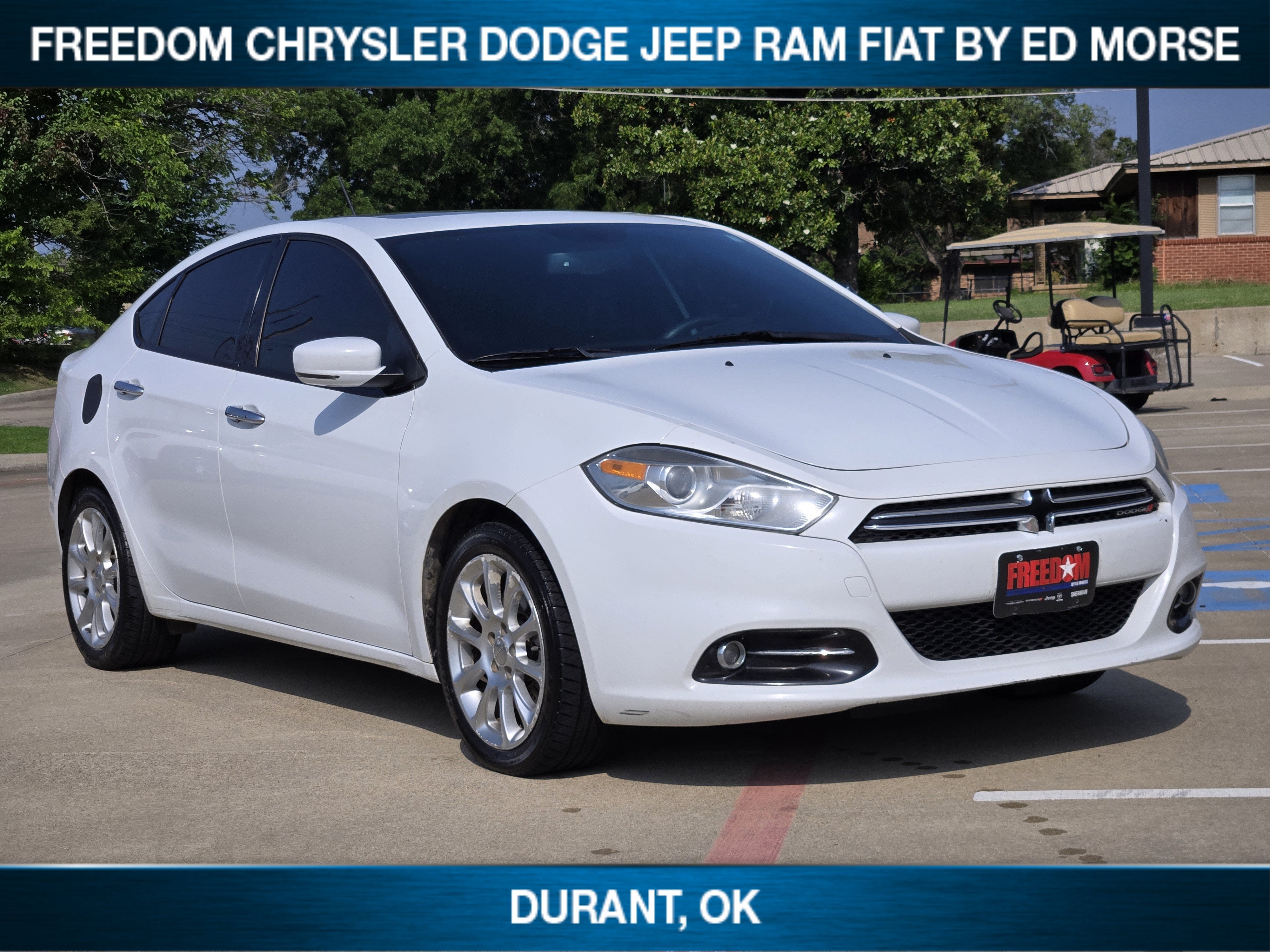 Used 2013 Dodge Dart Limited with VIN 1C3CDFCH4DD306403 for sale in Durant, OK