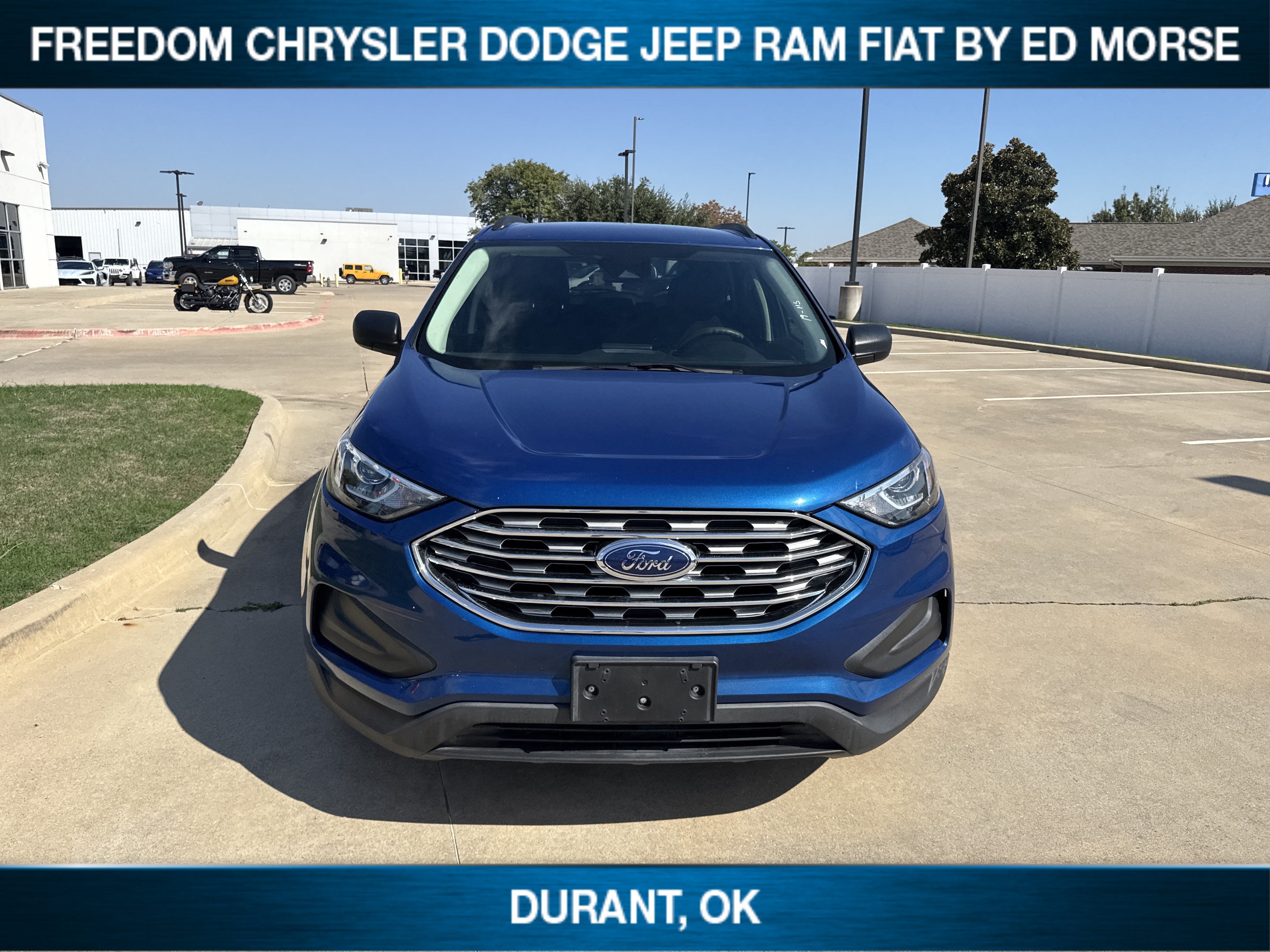 Certified 2022 Ford Edge SE with VIN 2FMPK4G96NBA74982 for sale in Durant, OK