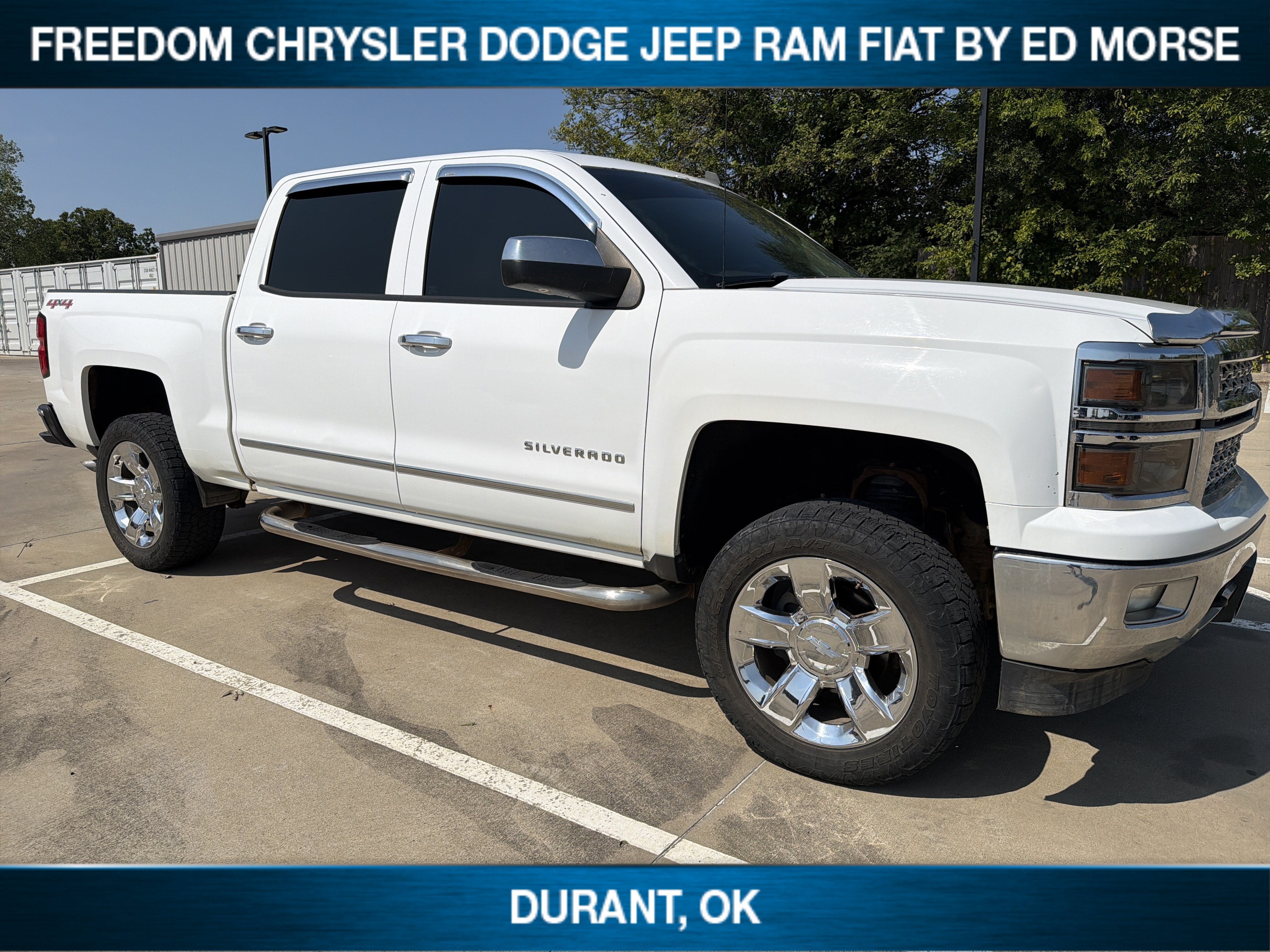 Used 2014 Chevrolet Silverado 1500 LTZ with VIN 3GCUKSEC4EG536995 for sale in Durant, OK
