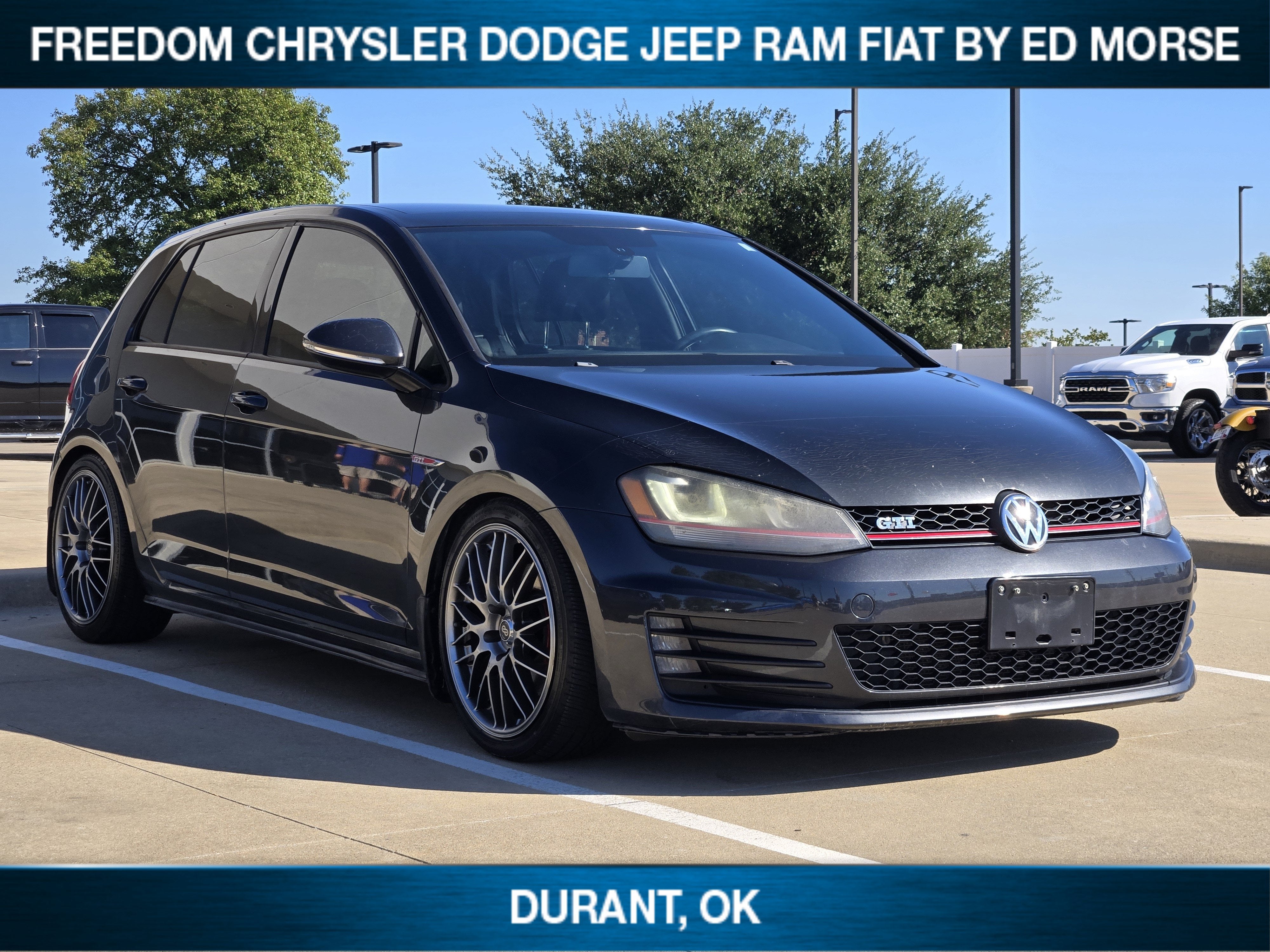 Used 2015 Volkswagen Golf GTI Autobahn with VIN 3VW4T7AU8FM001029 for sale in Durant, OK