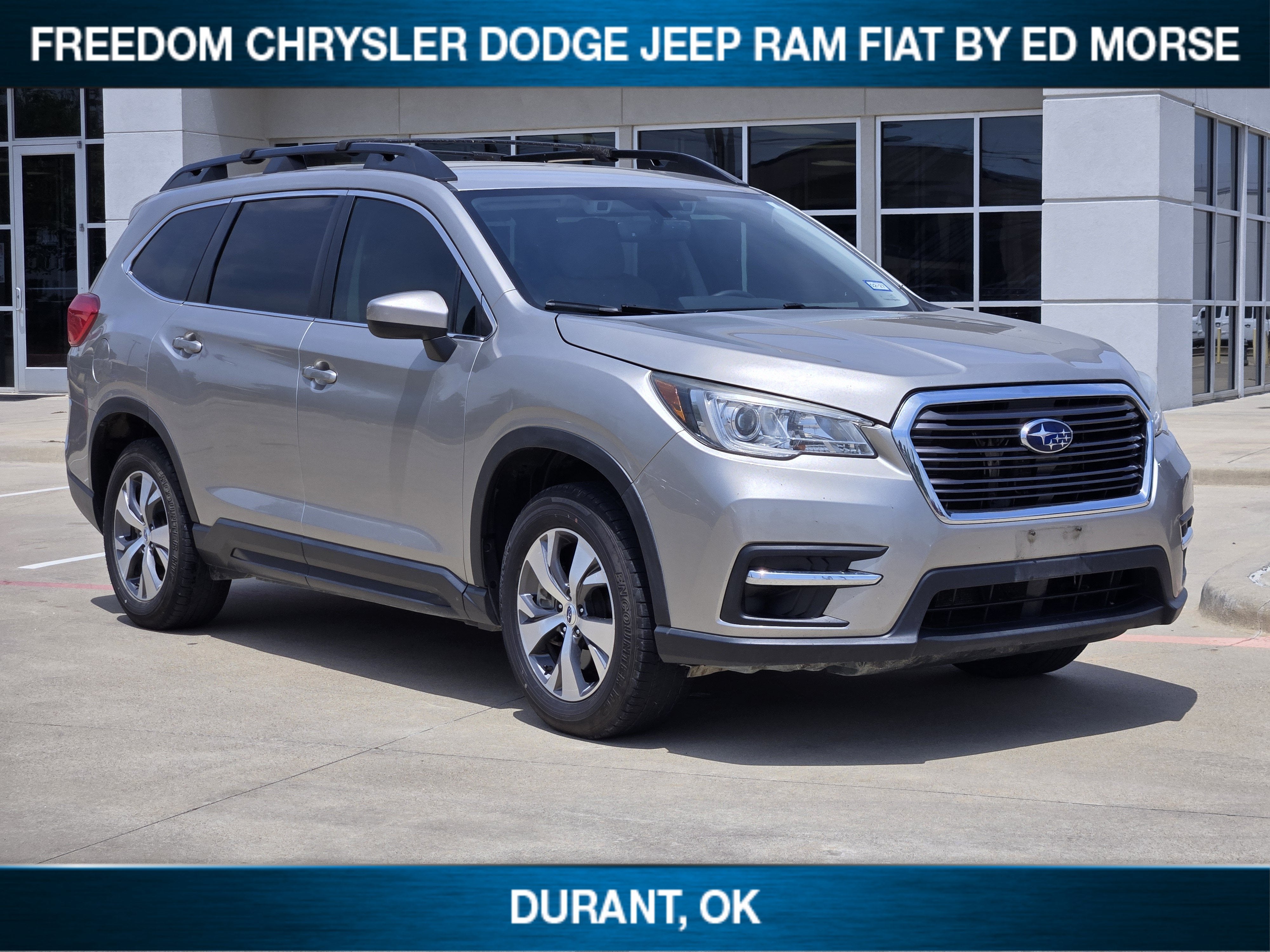 Used 2019 Subaru Ascent Premium with VIN 4S4WMAFD4K3451220 for sale in Durant, OK
