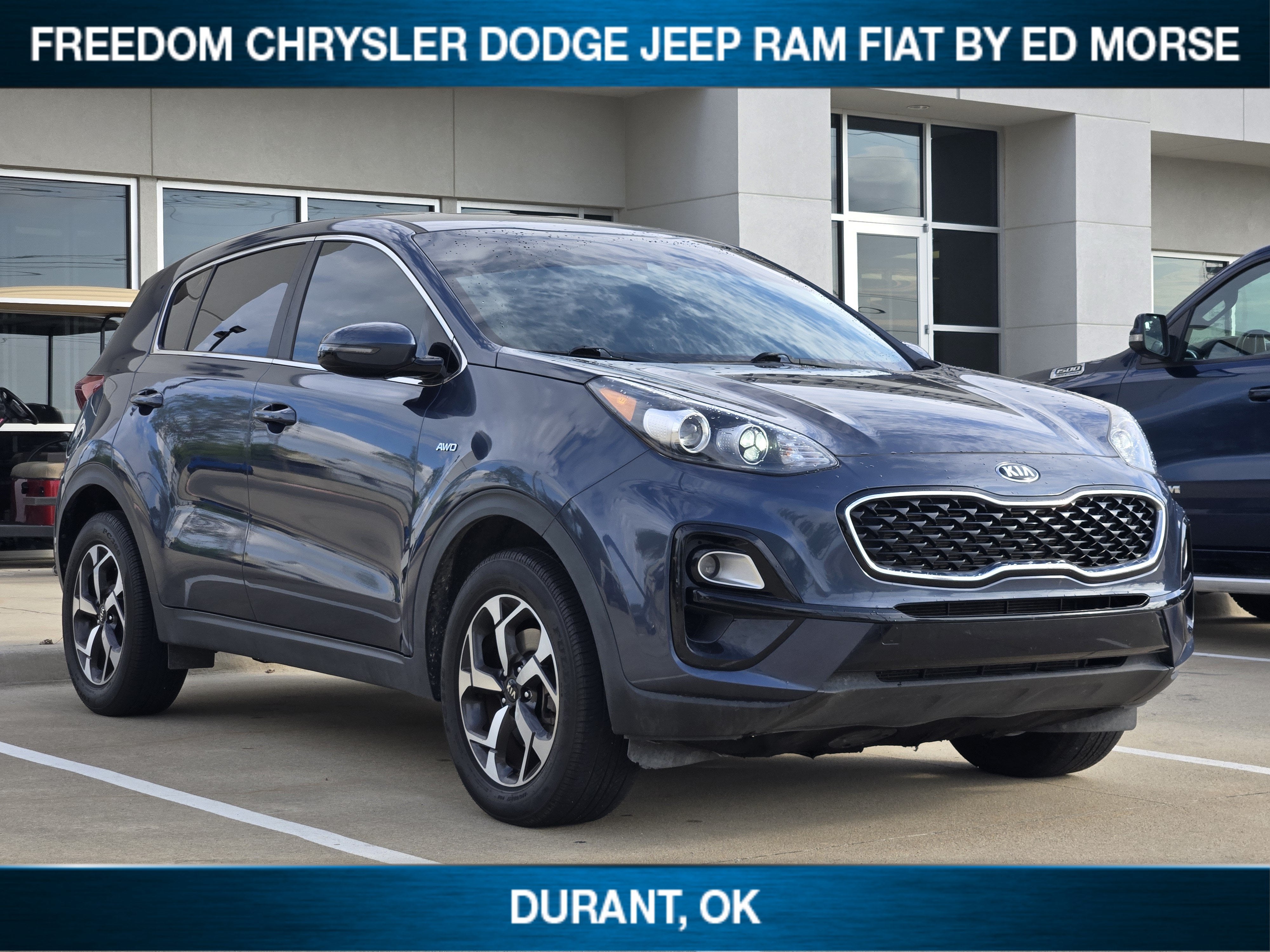 Certified 2021 Kia Sportage LX with VIN KNDPMCAC8M7876857 for sale in Durant, OK