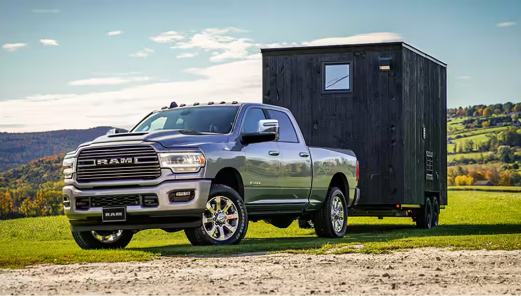 RAM truck towing