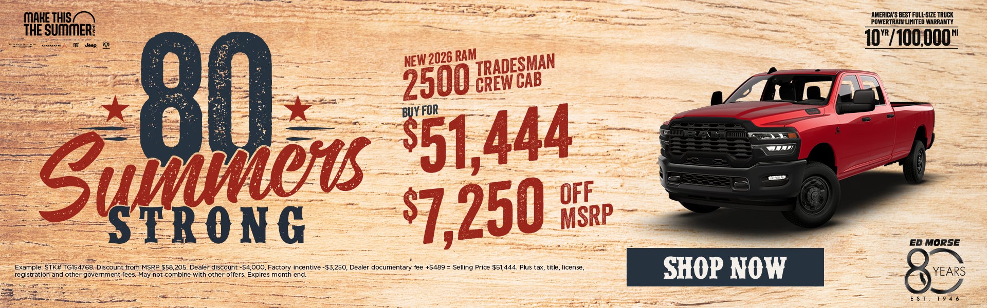 New 2026 Ram 2500 TRADESMAN CREW CAB