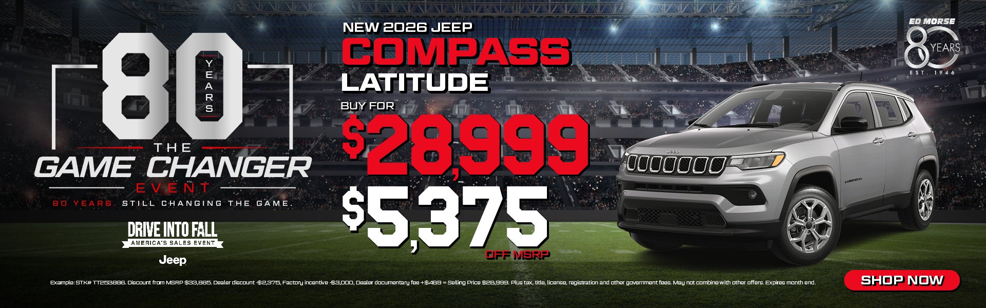 New 2026 Jeep Compass Latitude